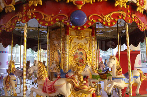 12 passenger vintage merry go round