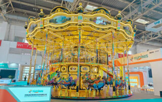 2024 double decker carousel ride in trade show