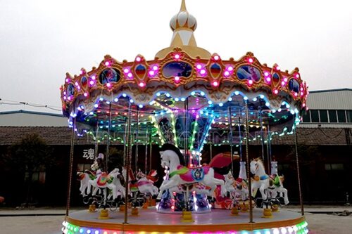 Dinis backyard merry go round ride