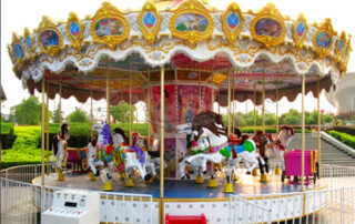 amusement park vintage merry go round for sale