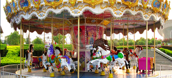 amusement park vintage merry go round for sale