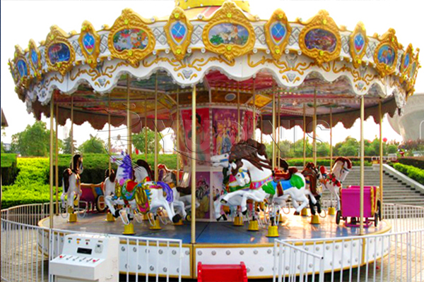 amusement park vintage merry go round for sale