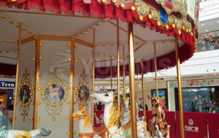 electric merry go round carousel ride