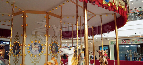 electric merry go round carousel ride