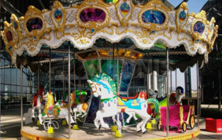 upper drive carousel ride for sale