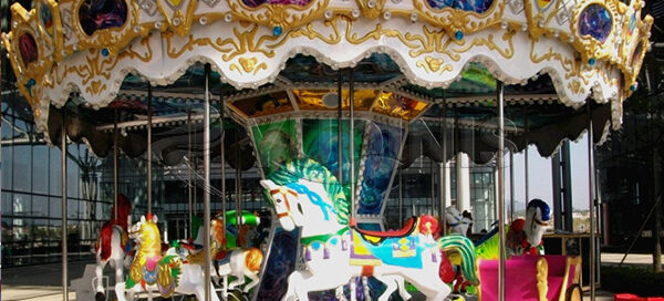 upper drive carousel ride for sale