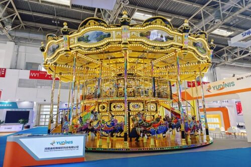 double decker carousel ride for sale