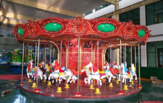 24 seats indoor mall carousel horse ride for sale