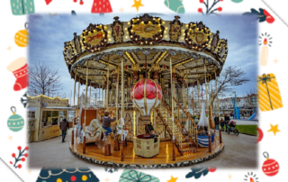 Christmas Double Decker carousel for sale