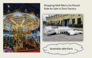 Dinis assemble able carousel ride for shopping mall