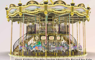 Dinis factory Double Decker carousel for sale