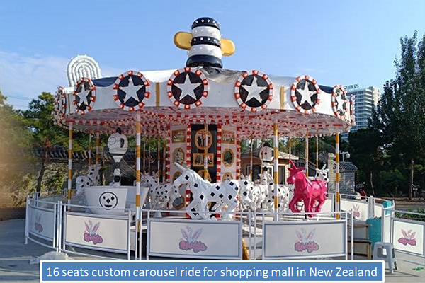 custom carousel ride for shopping mall in New Zealand