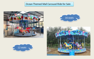 ocean themed carousel ride for shopping mall