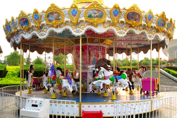 Dinis amusement park vintage merry go round for sale